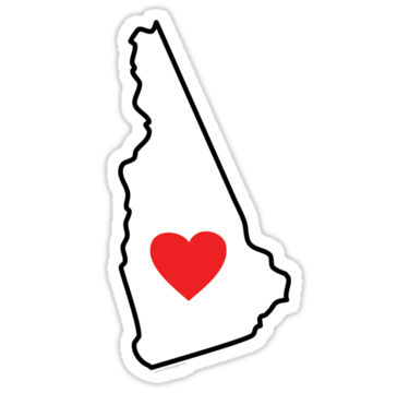 Love New Hampshire Sticker