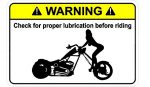 Lubrication Chopper Sticker Pack