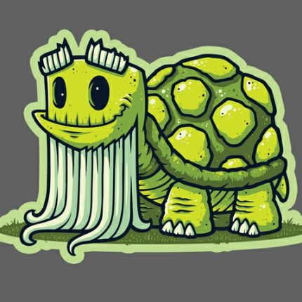 Old-Timer ZOMBIE TURTLE STICKER