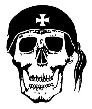 Pirate Skull Sticker
