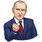 president vladimir putin political sticker 11