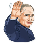 president vladimir putin political sticker 5