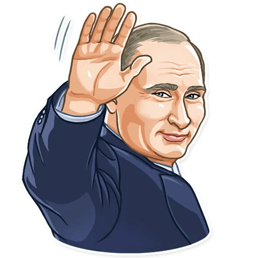 president vladimir putin political sticker 5