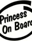 Princess On Board Inside Decal