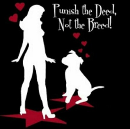 Punish the Deed Not the Breed Decal