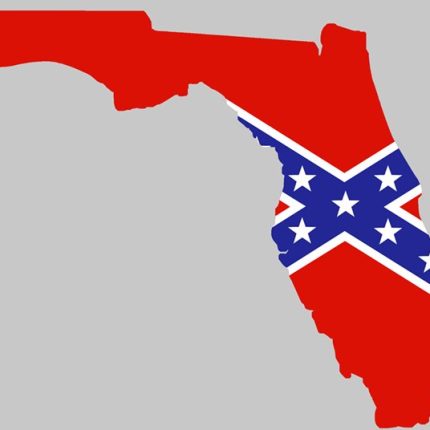 Rebel Flag Florida sticker