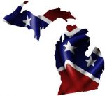 rebel flag MICHIGAN