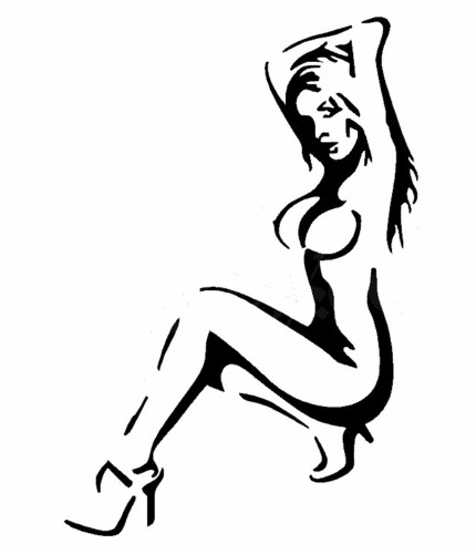 Sexy Lady Decal 33