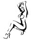 Sexy Lady Decal 33