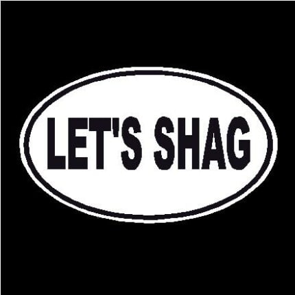 Shag Oval Decal Lets