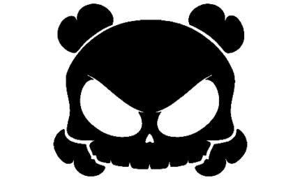 Skull Vinyl Sticker 02