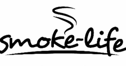 smoke life die cut decal