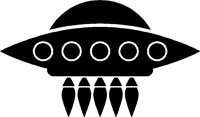 spaceship sticker decal 49