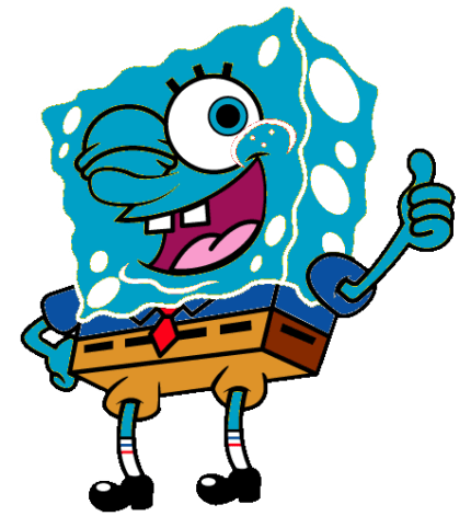 Spongebob Smurf Decal