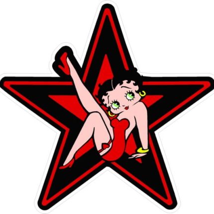 Betty Boop Decal Star