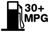 30 Plus MPG Decal