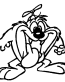 Taz Beany decal