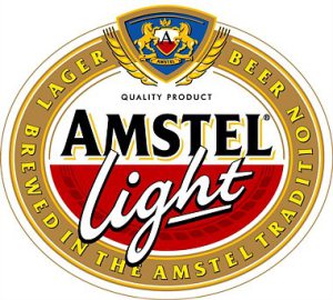amstel light logo sticker