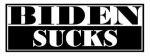 BIDEN SUCKS STICKER 7