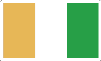 Cote D-lvoire Flag Decal