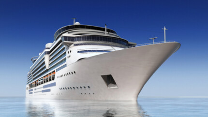 Cruise Ship Photo Sticker 04