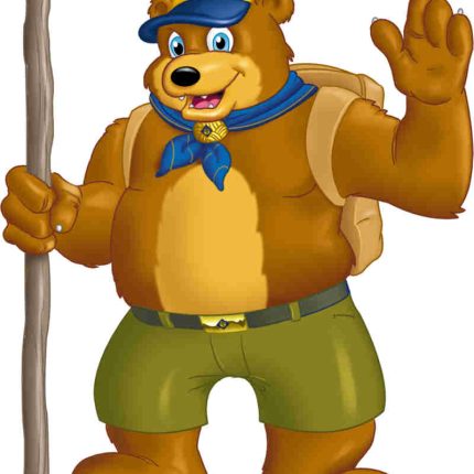 cub scout BEAR character sticker