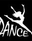 Dance Sticker Text and Silhouette Decal 2
