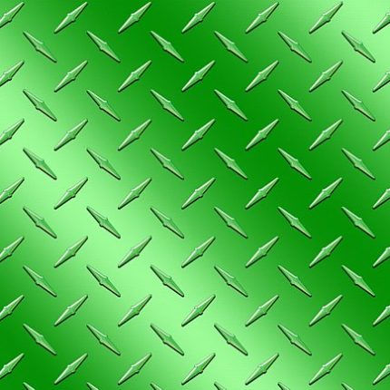 Diamond Plate Green Vinyl Sheet