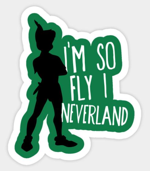 Disney PETER PAN So Fly Sticker