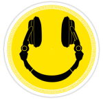 DJ Smile Platter Smile Sticker
