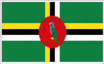 Dominica Flag Sticker
