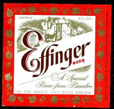 Effinger Beer Label