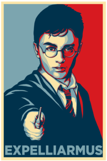 Expelliarmus Harry Potter Daniel Radcliffe Sticker