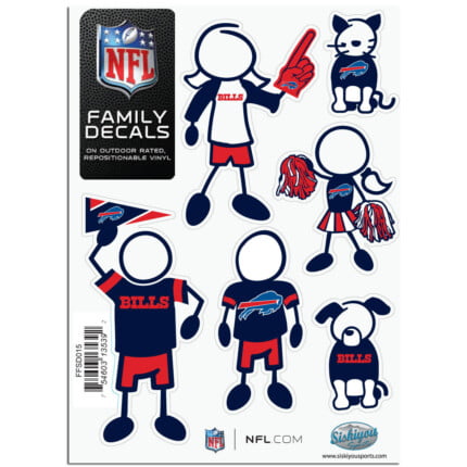 Bills Stick Family Decal Pack