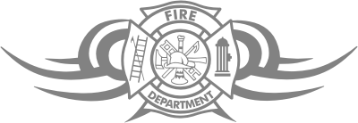 Fire Dept Rear Window Decal 2