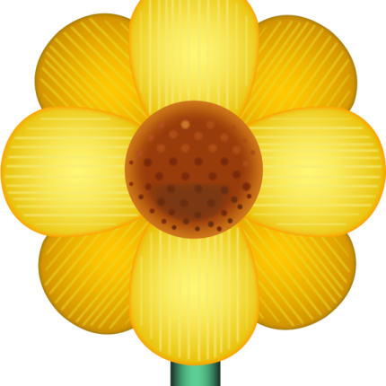 FLOWER Emoji_Blossom_Yellow