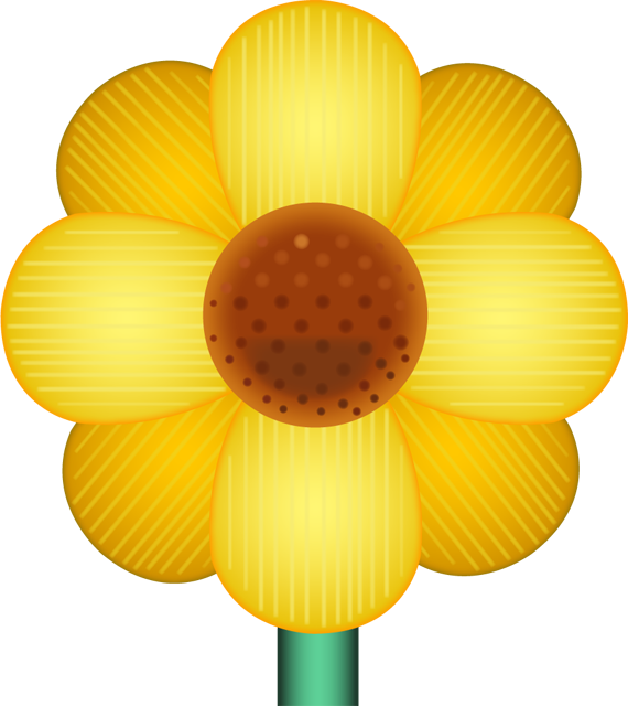 FLOWER Emoji_Blossom_Yellow