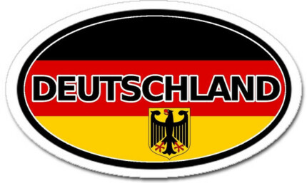 german oval sticker 2