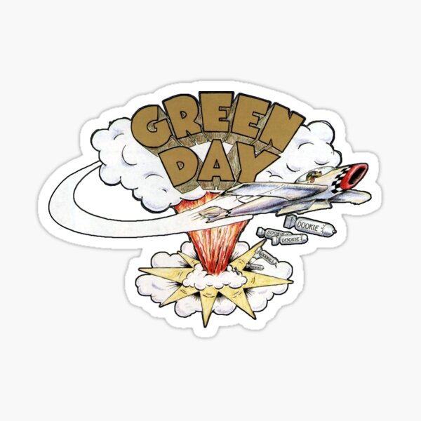 Green Day Band Sticker