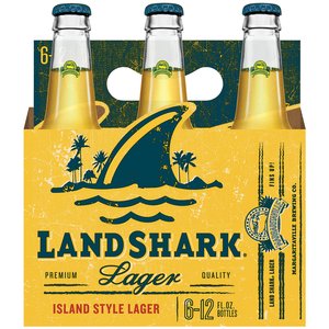 Landshark 6 Pack Bottle Decal