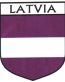 Latvia Flag Crest Decal Sticker