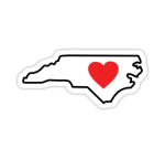 Love North Carolian Sticker