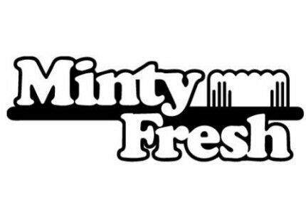 Minty Fresh Funny Vinyl Car Decal