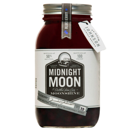 moonshine midnight moon blueberry sticker