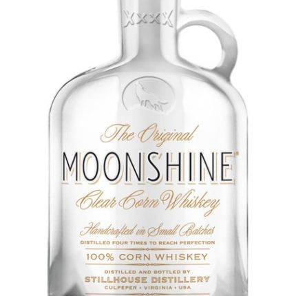 moonshine stillhouse bottle shaped sticker