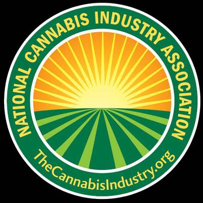 national cannabis industry logo sticker