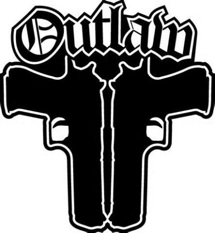 Outlaw Vinyl Diecut Decal