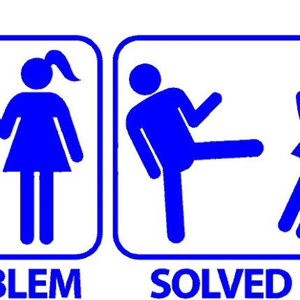 Problem Solved funny car decal