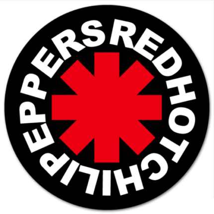 Red Hot Chili Peppers Color Decal