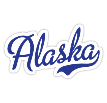 script alaska sticker